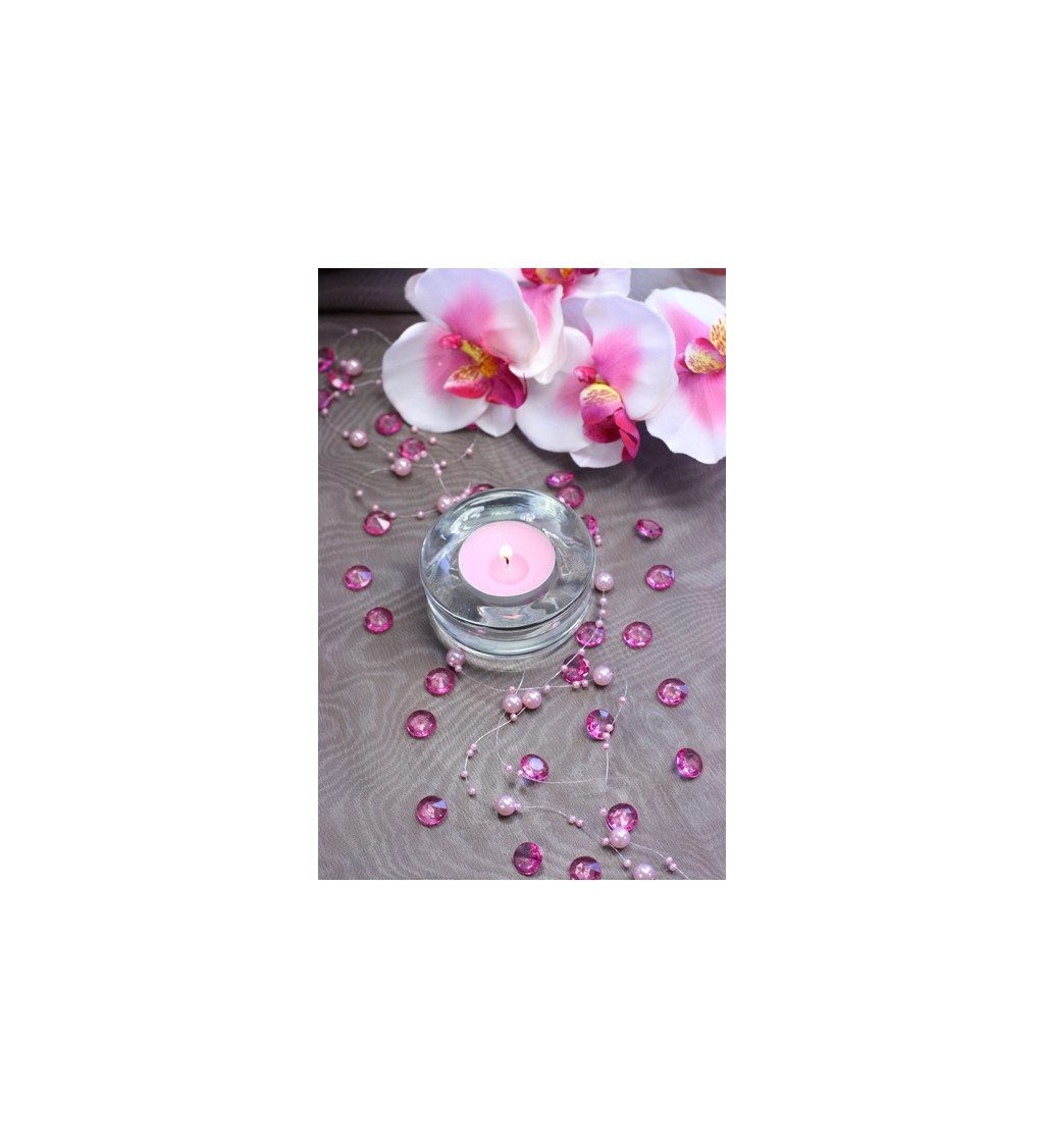 Růžové diamanty - konfety