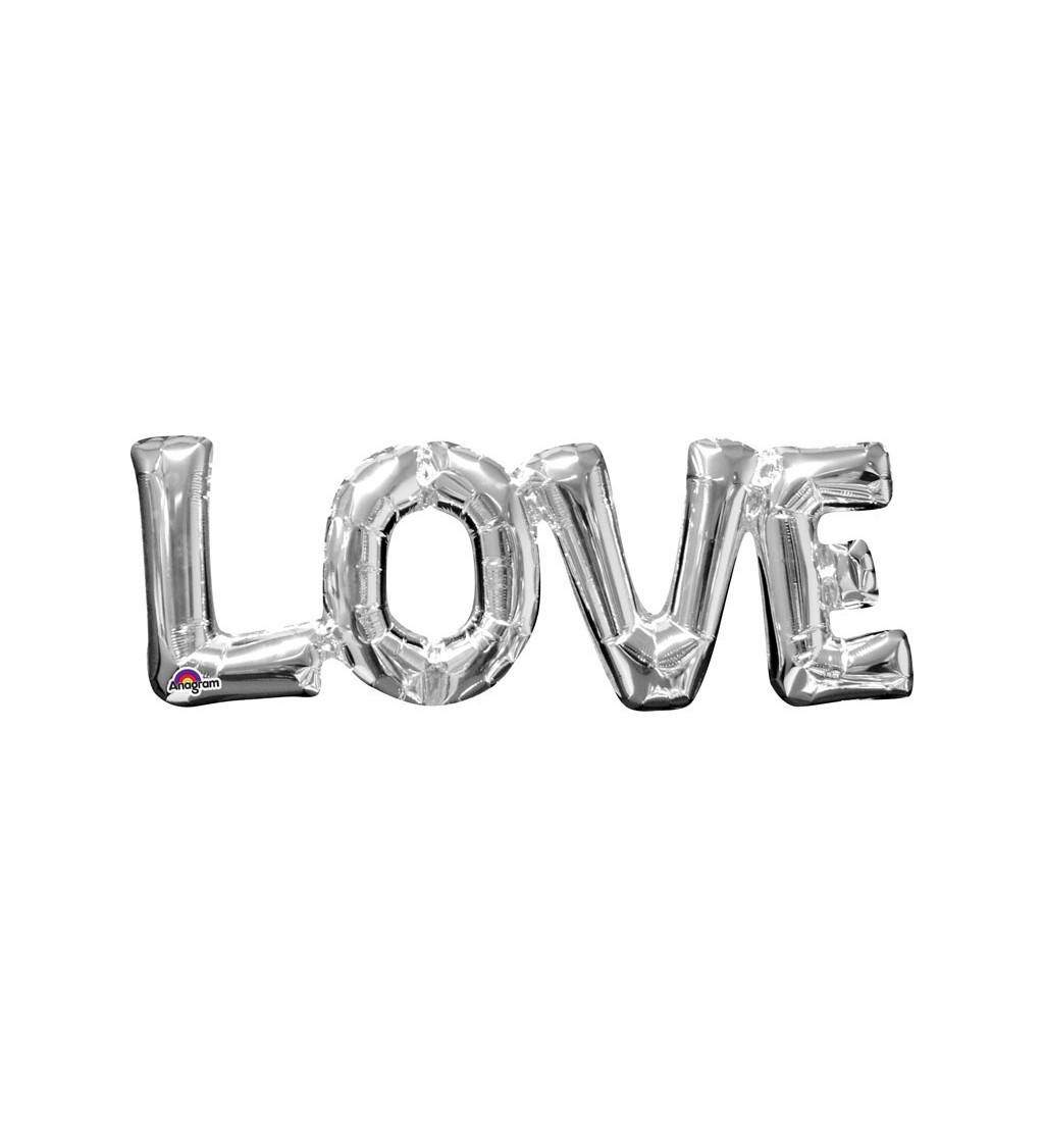 Fóliový balónek - nápis Love