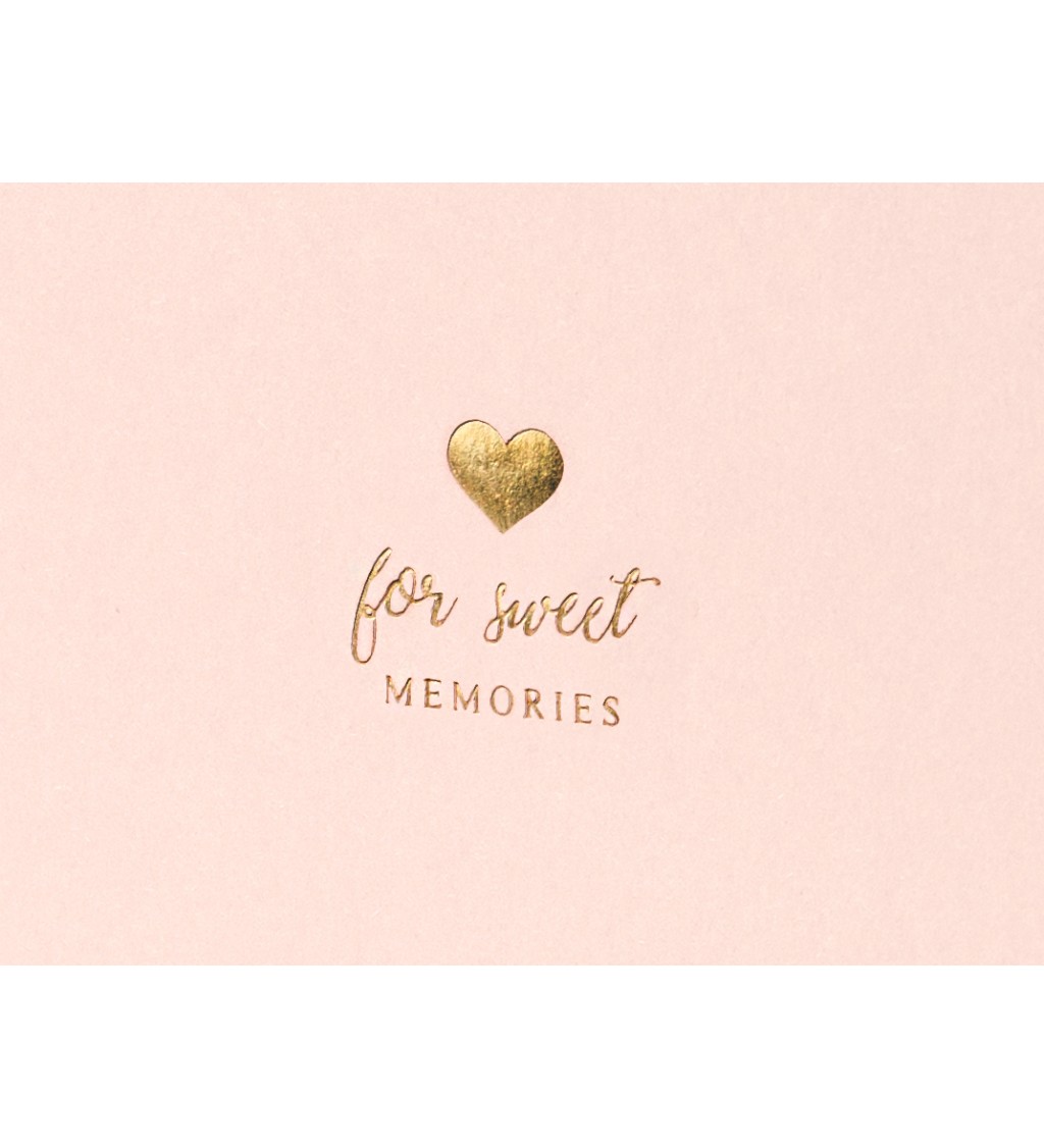 Růžová kniha hostů - For sweet memories 