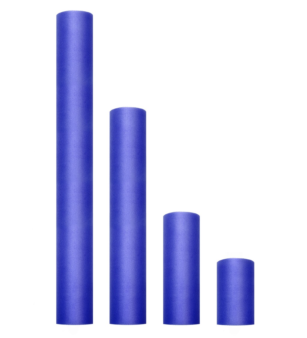 Tmavě modrá tylová stuha (0,15 m)