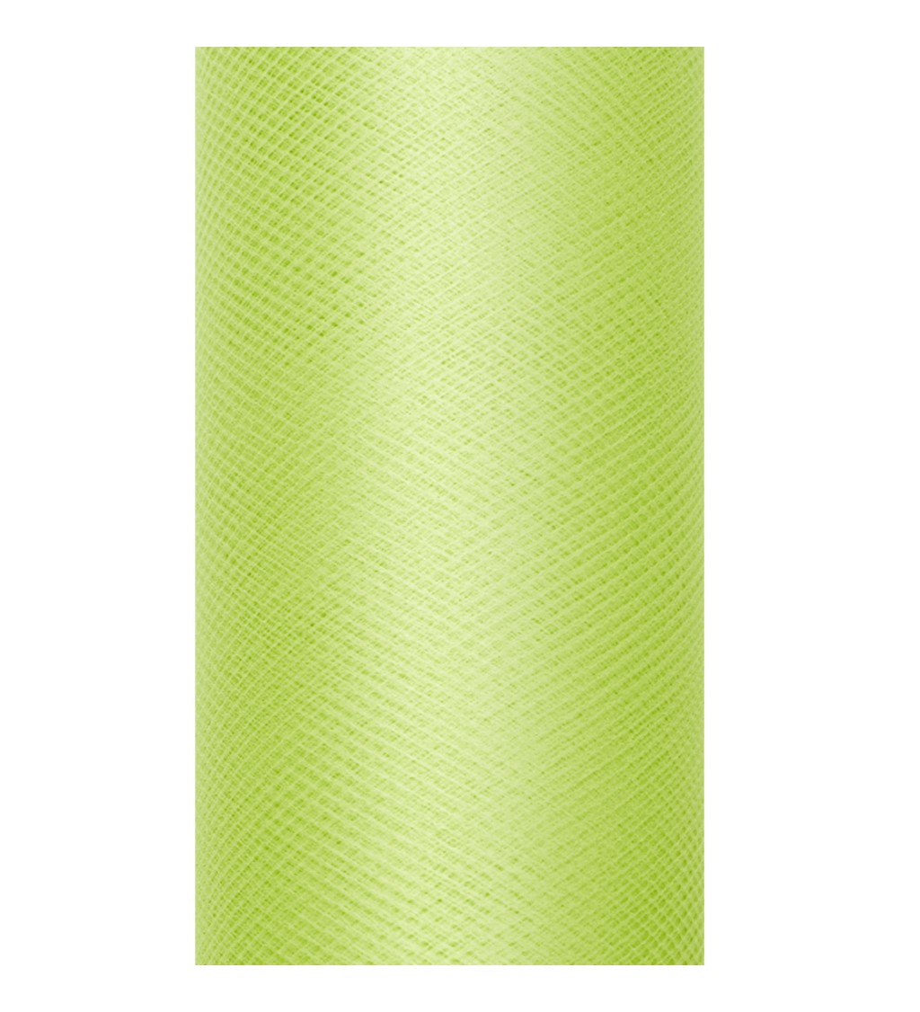 Světle zelená tylová stuha (0,15 m)