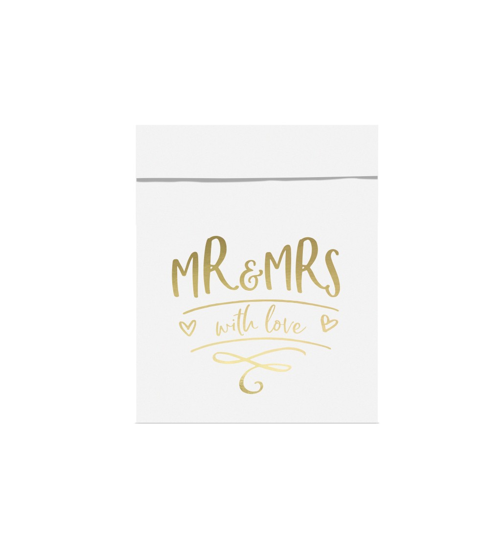 Papírové taštičky - Mr&Mrs