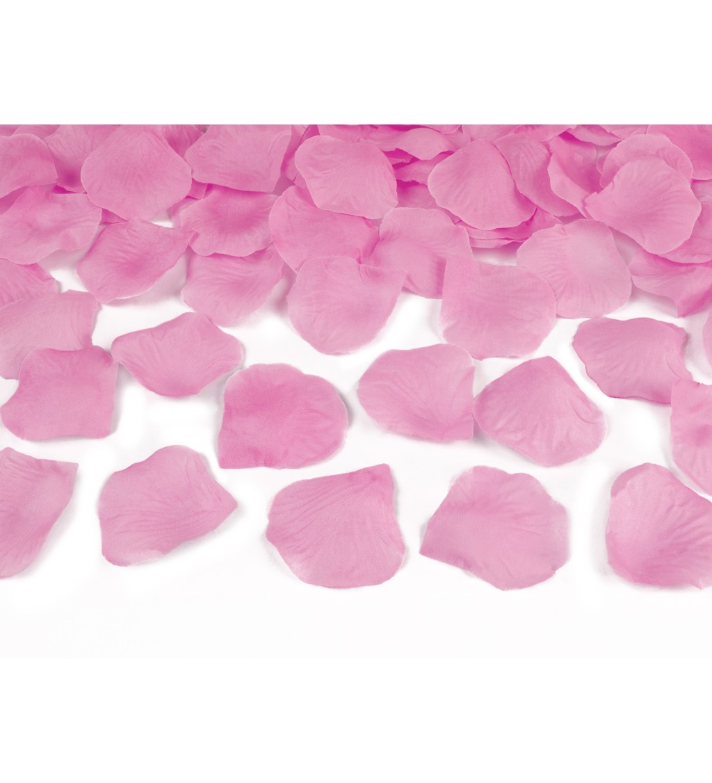 Vystřelovací konfety - růžové plátky růží