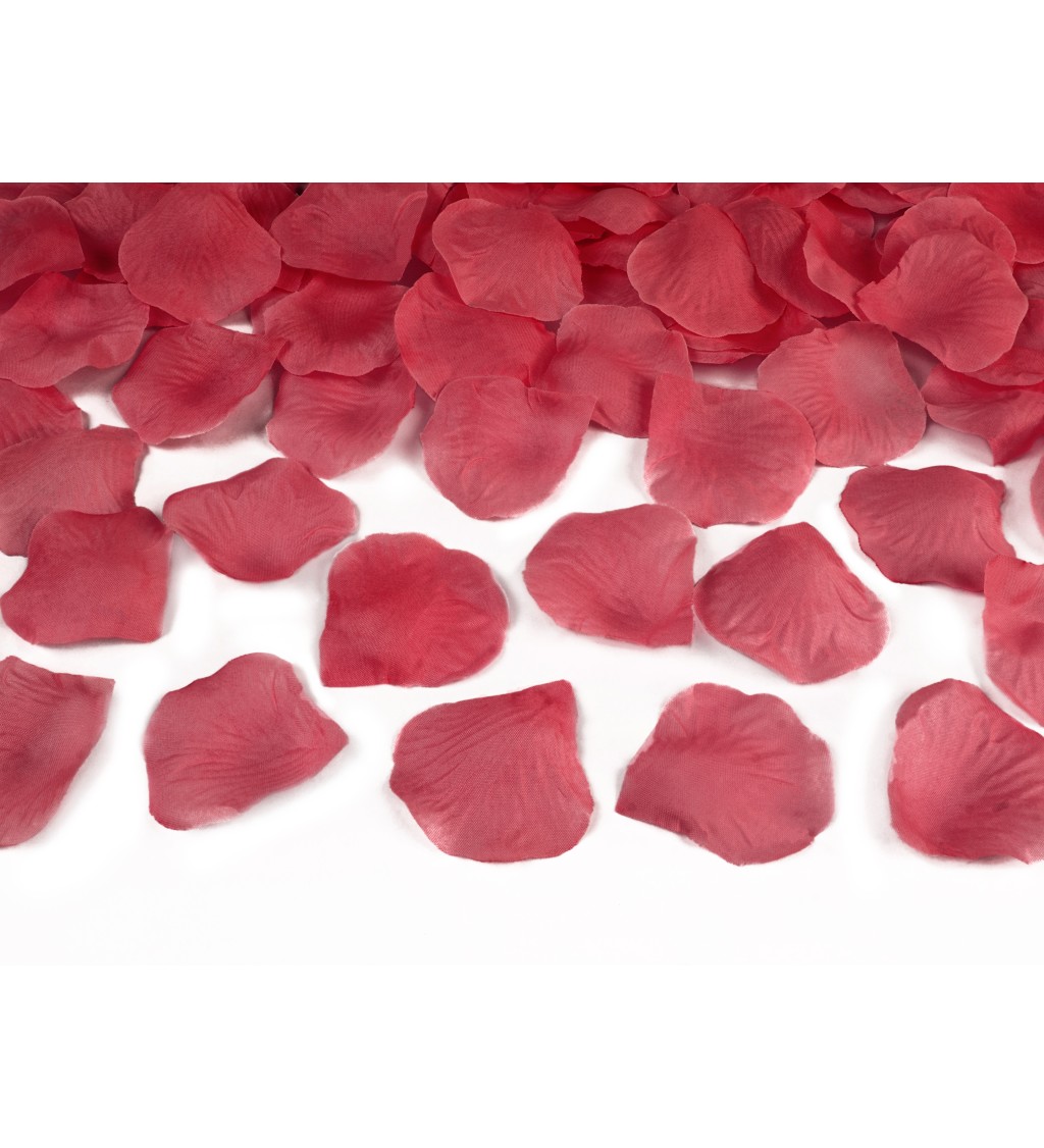 Vystřelovací plátky růží - červené konfety