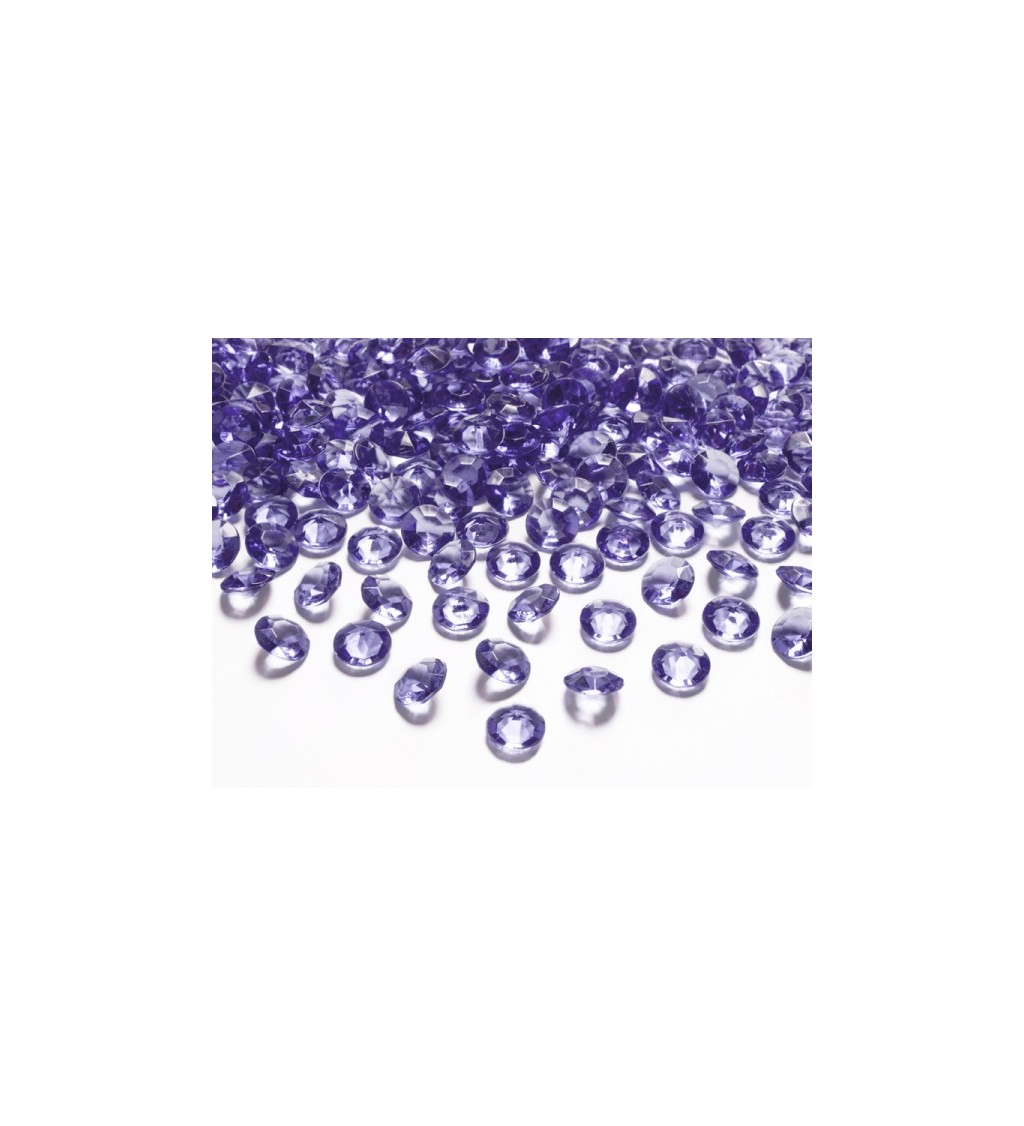 Fialové diamanty - konfety