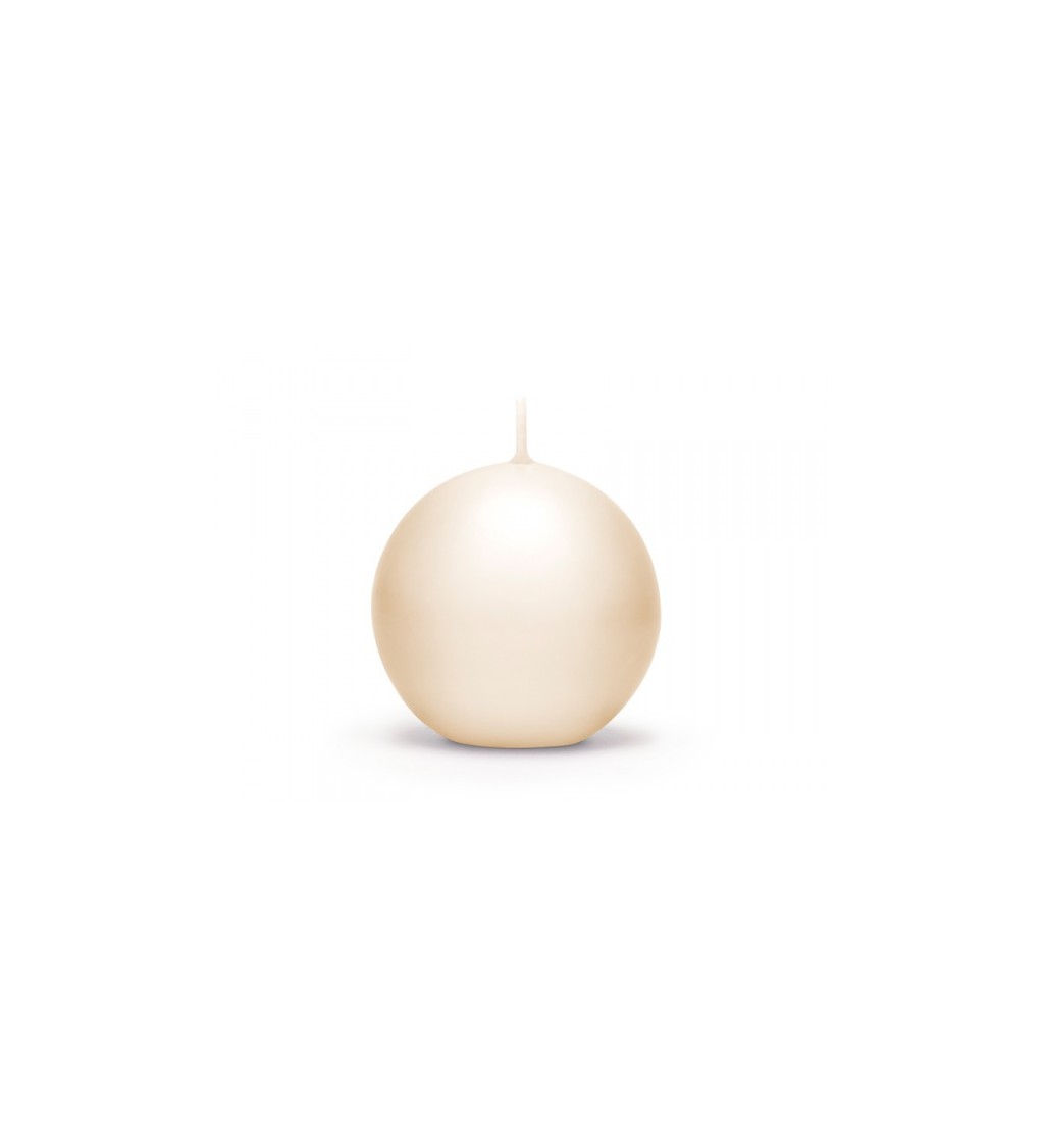 Krémová svíčka - menší koule