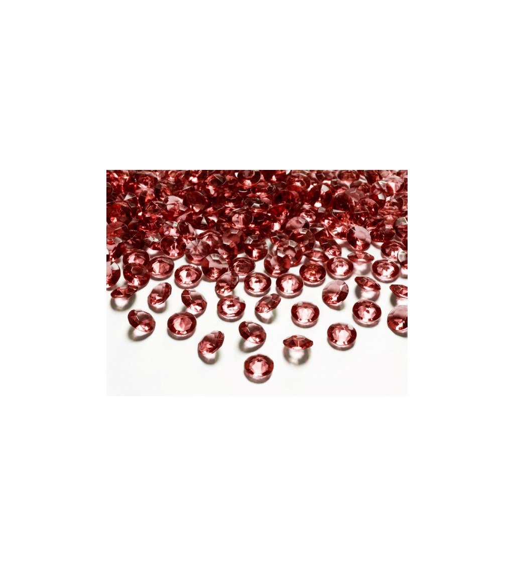 Červené diamanty - konfety