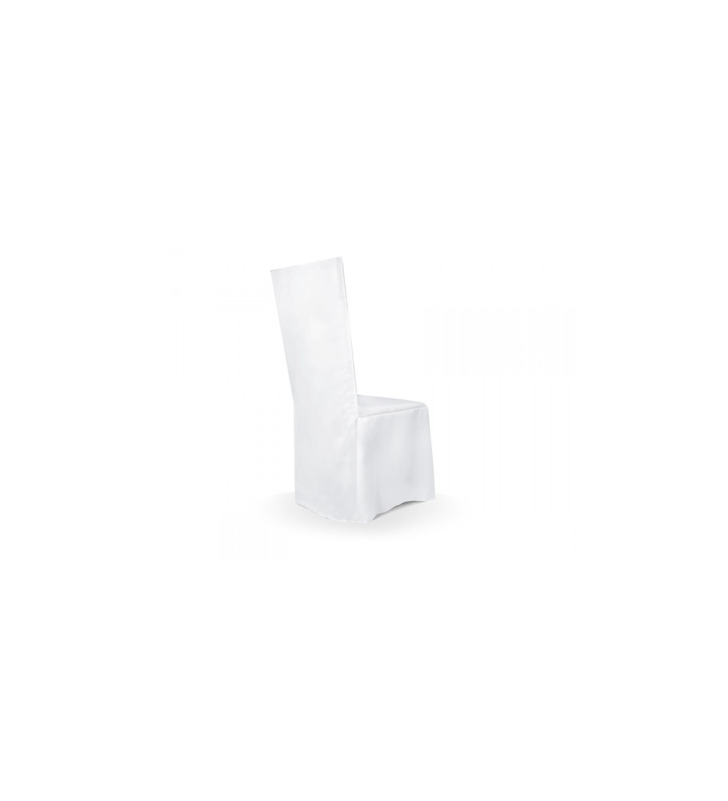Matný potah na židli - bílý II