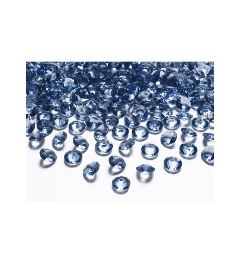 Tmavě modré diamanty - konfety