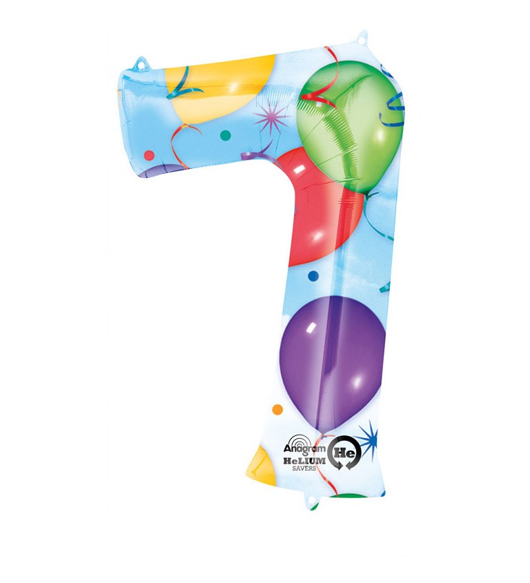 Balónek 7 - barevné balónky
