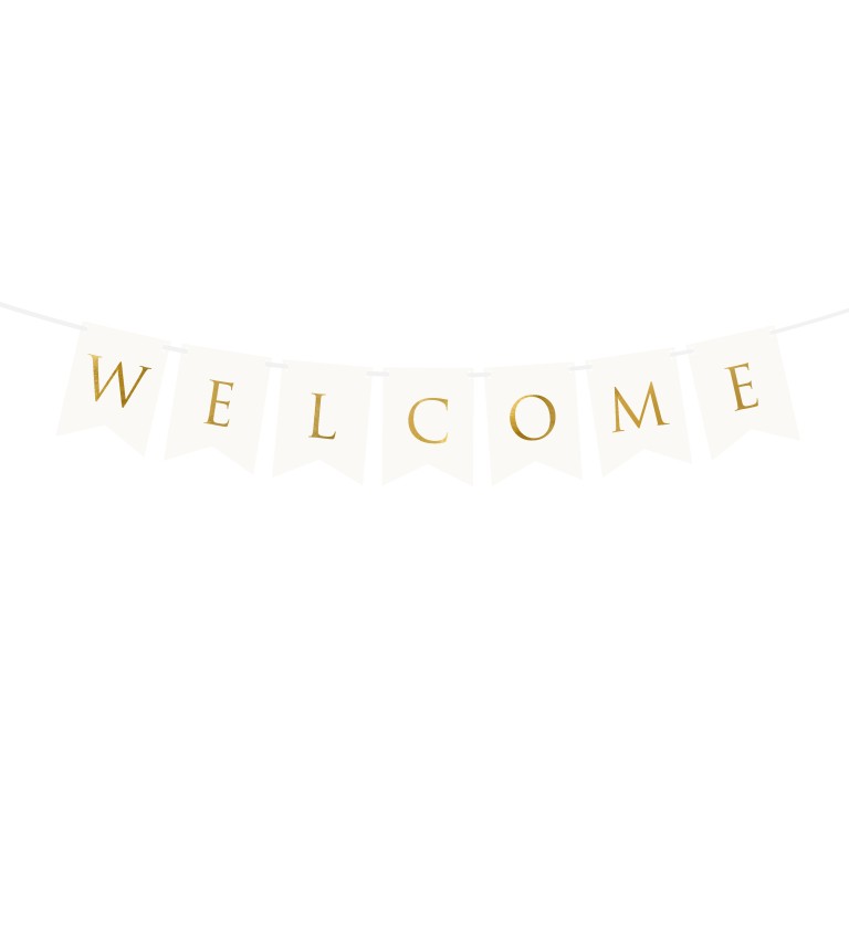 Bílý banner - Welcome