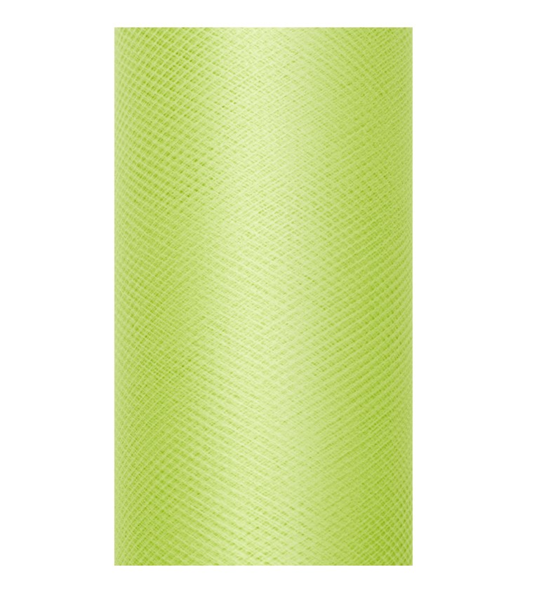 Světle zelená tylová stuha (0,3 m)