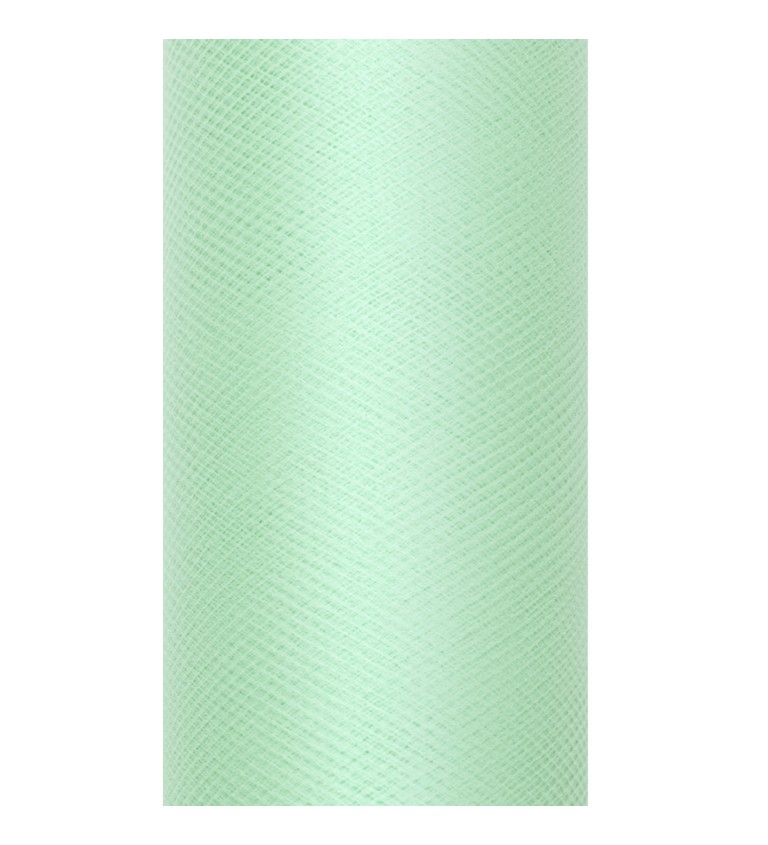 Peprmintová tylová stuha (0,3 m)