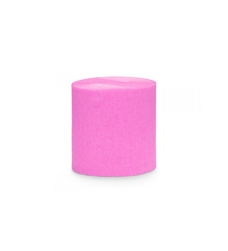 Krepový papír - růžový