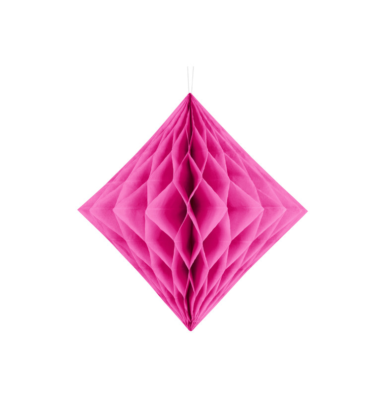 Voštinový diamant - tmavě růžový (30)